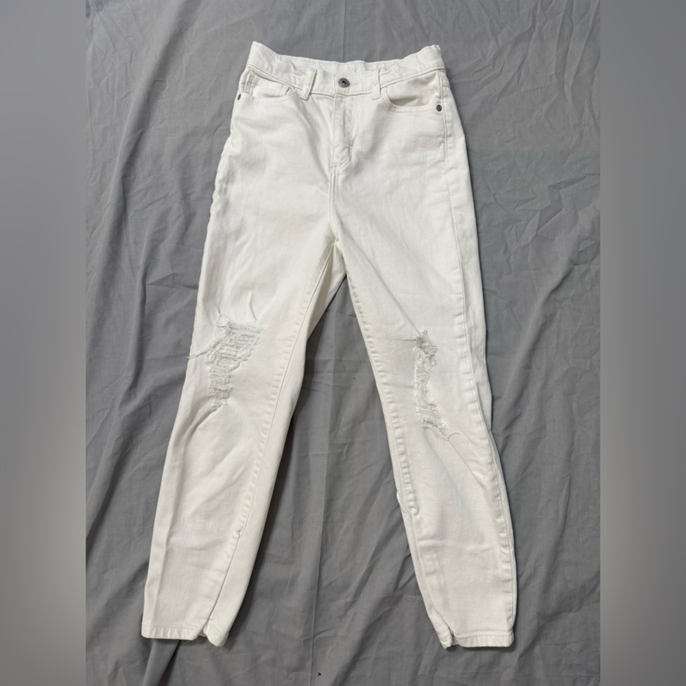 art class White Distressed Kids Jeans